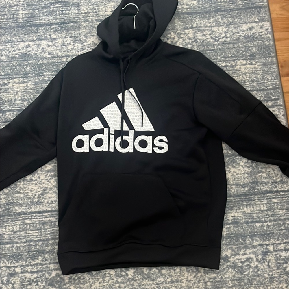 Adidas Black Sweatshirt Hoodie